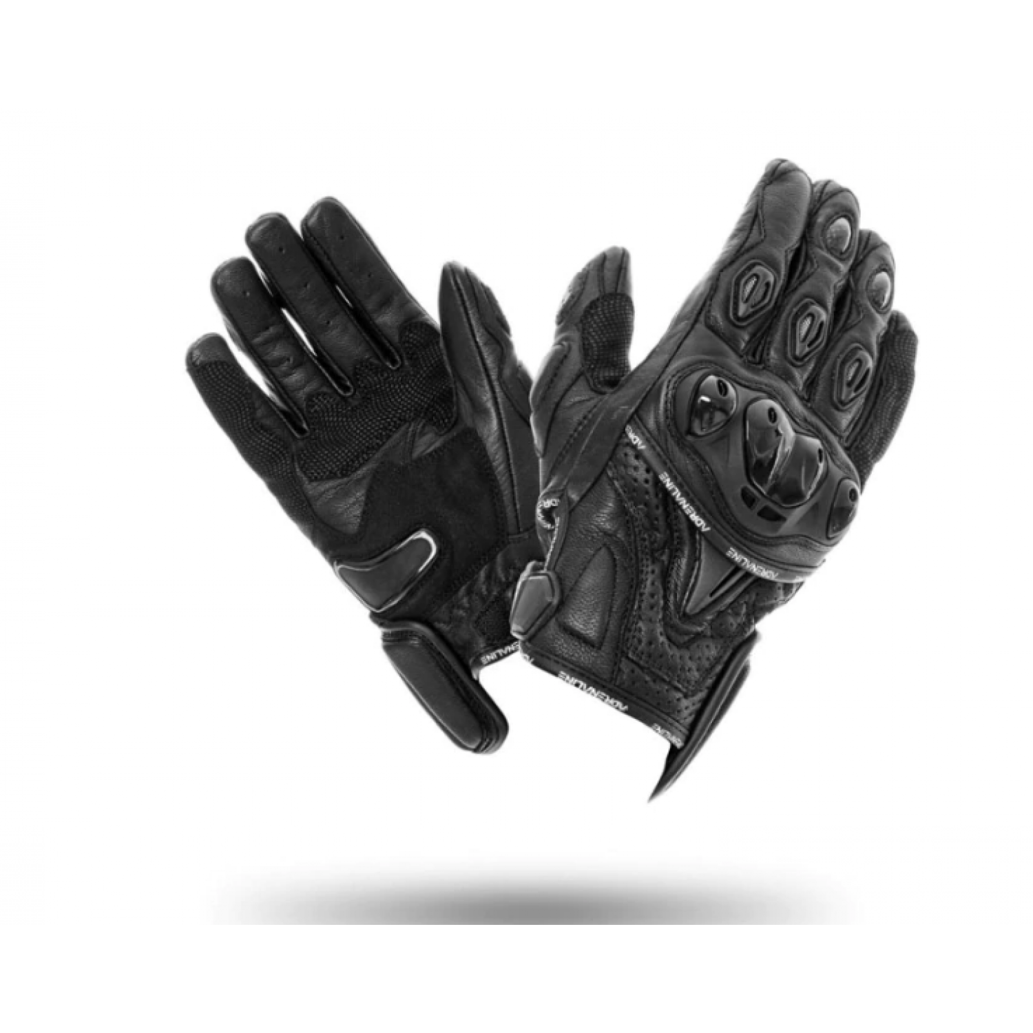 Manusi moto piele Adrenaline Opium 2.0, negru, marime XL