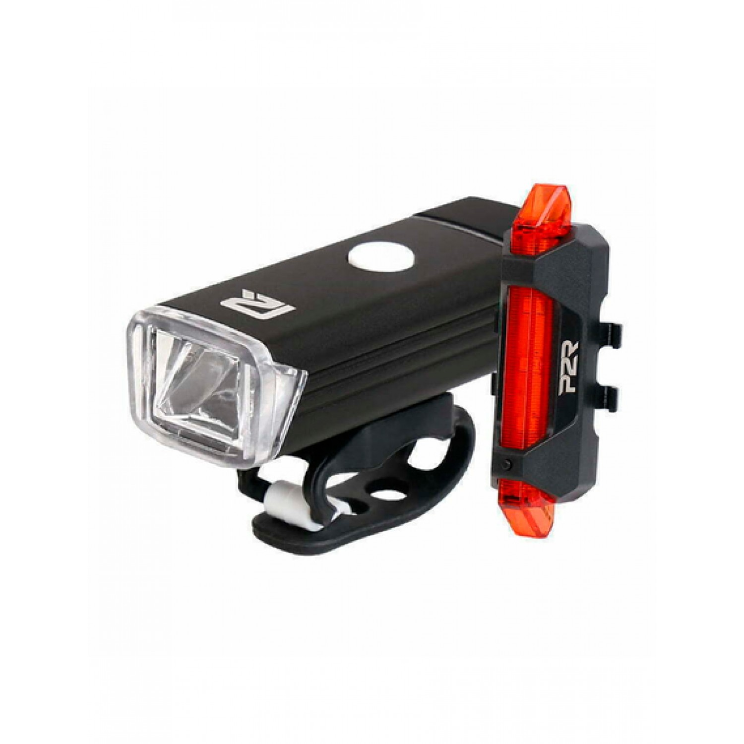 Set lumini fata-spate P2R NITION 10 (USB), Negru