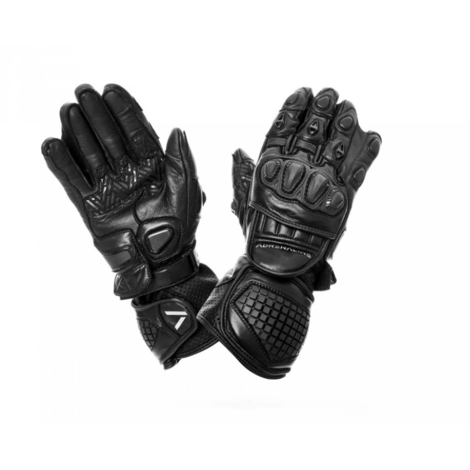 Manusi moto piele Adrenaline Lynx, negru, marime M