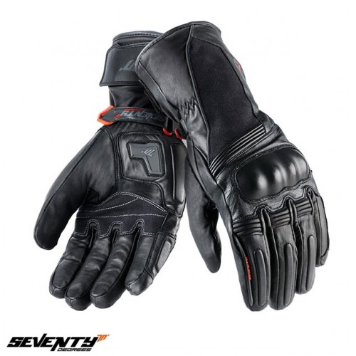 Manusi barbati Touring iarna Seventy model SD-T1 negru – WinterTex – degete tactile