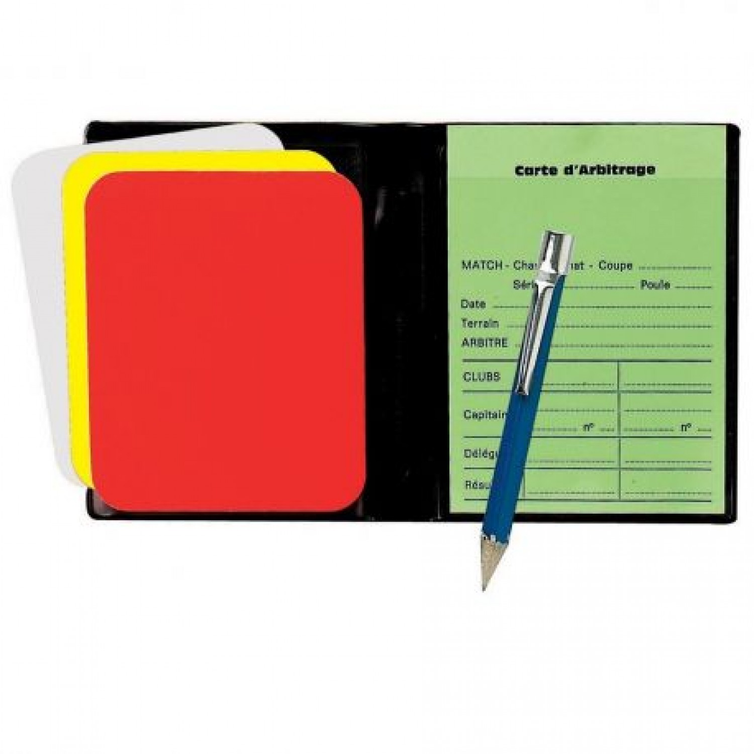 Portofel arbitru pentru fotbal cu cartonase