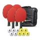 Set tenis de masa Joola Quattro - 4 palete si 10 mingi
