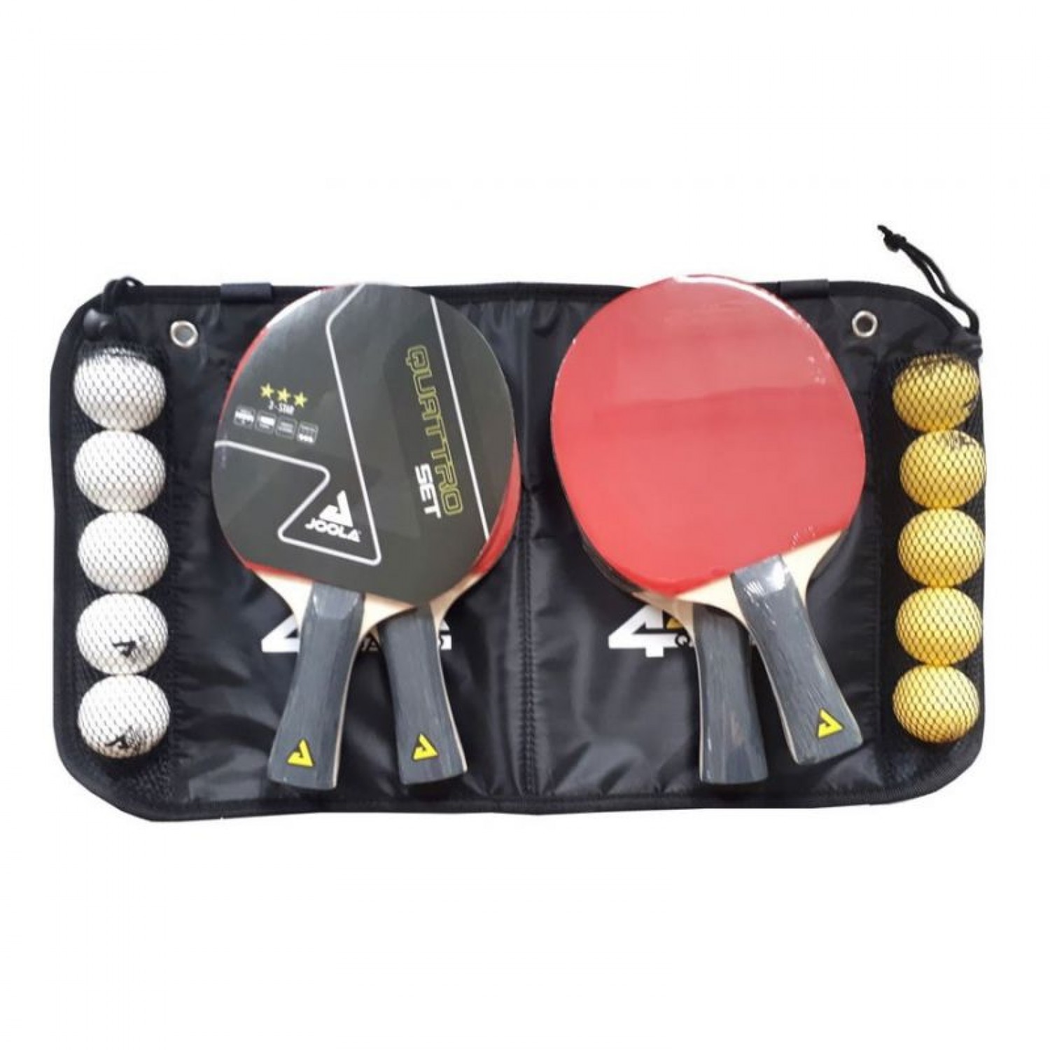 Set tenis de masa Joola Quattro - 4 palete si 10 mingi