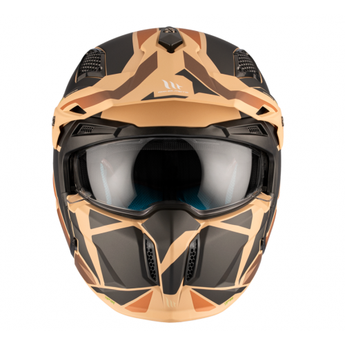 Casca MT Streetfighter SV S P1R B9 maro mat 