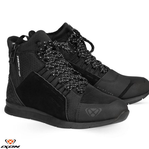 Ghete moto Urban barbati All Season Ixon model Freaky WP MS culoare: negru (100% waterproof)