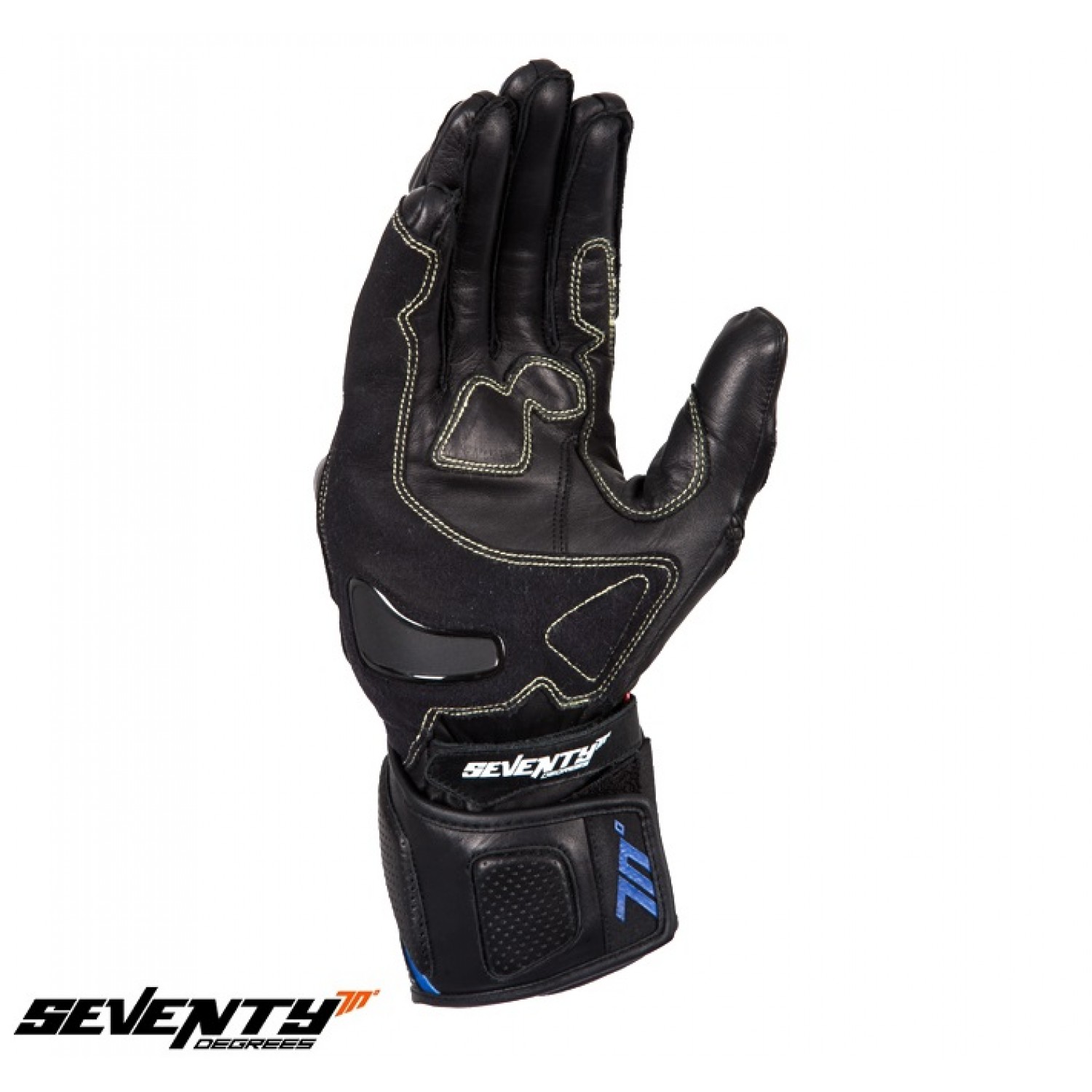 Manusi barbati racing vara Seventy model SD-R2 negru/albastru