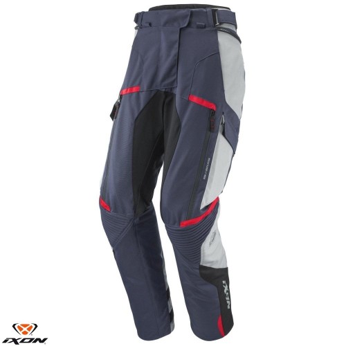 Pantaloni motociclete femei Touring/Adventure Ixon All season model Midgard LS culoare: gri/navy/negru